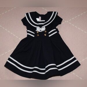 Jessica Ann Toddler Girl Nautical Dress 2T